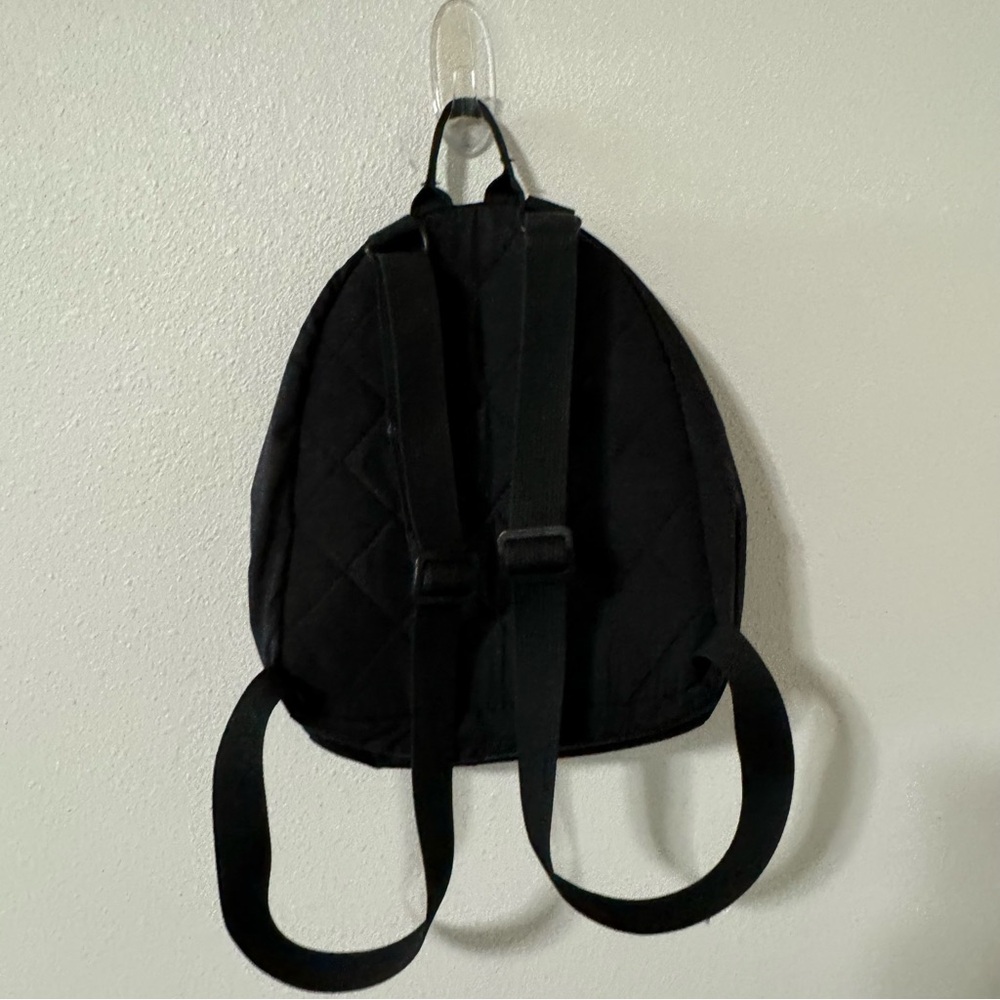 Adidas Mini Backpack Black Gold-8x10.5”x4” - Picture 3 of 10